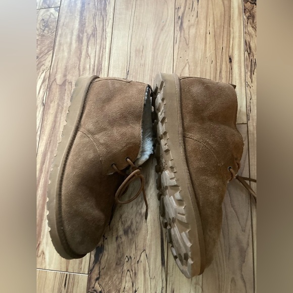 Pawz by bear paw mens Gavin chukka boots slippers tan size 10 - Picture 14 of 14